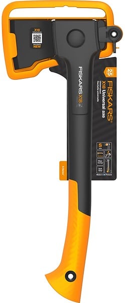FISKARS - Hachette Universelle XSeries X18 lame S manche courbé - large