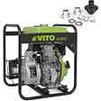 VITO - Pompe à eau Diesel 5 CV 246 Cm³ Raccord 50mm Démarrage électrique Cadre Acier VITO - vignette