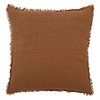 ATMOSPHERA - Coussin décoratif Terracotta nid d'abeille 45 x 45 cm - vignette