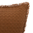 ATMOSPHERA - Coussin décoratif Terracotta nid d'abeille 45 x 45 cm - vignette