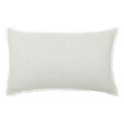 ATMOSPHERA - Coussin décoratif Blanc nid d'abeille 30 x 50 cm - vignette