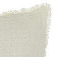 ATMOSPHERA - Coussin décoratif Blanc nid d'abeille 45 x 45 cm - vignette