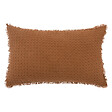 ATMOSPHERA - Coussin décoratif Terracotta nid d'abeille 30 x 50 cm - vignette