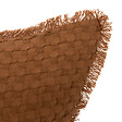 ATMOSPHERA - Coussin décoratif Terracotta nid d'abeille 30 x 50 cm - vignette