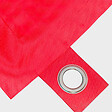 OVIALA - Housse vide de coussin de sol polyester rouge 180 x 145 cm - Solys - vignette