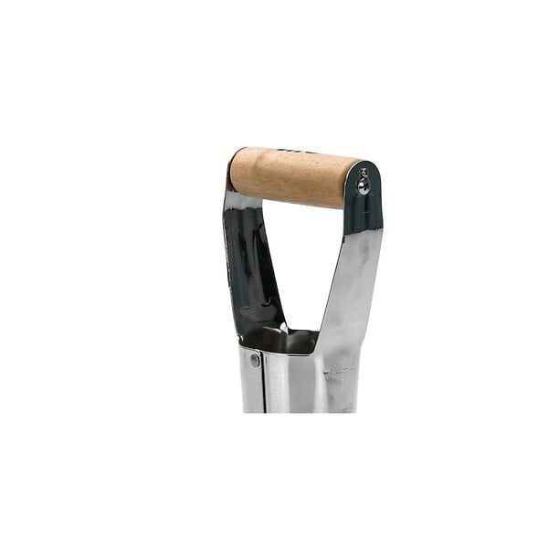 VITO - Plantoir à bulbes 230mm Outil de jardin Manche bois Inox Haute qualité VITO - large