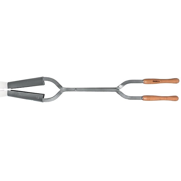VITO - Pelle croisée 2 manches pour trous de poteaux Acier trempé Manche Bois 121.5 cm VITO - large