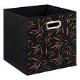 5 FIVE SIMPLY SMART - Boîte de rangement Noir avec déco 31 x 31 x 31 cm - vignette