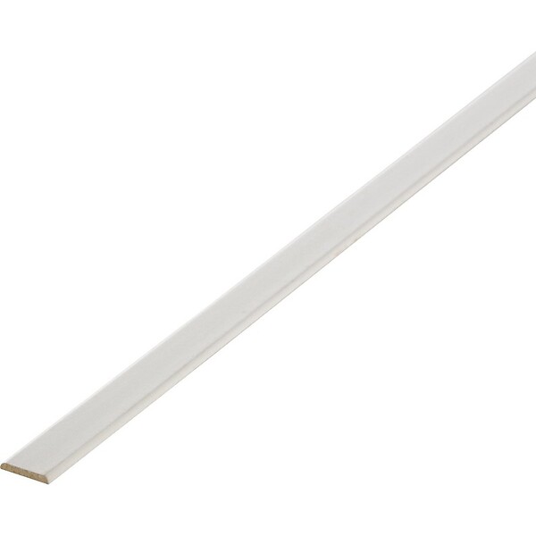 AJ TIMBER - Champlat revêtu 2 arrondis - Blanc -  L2,40m 5x30mm - large