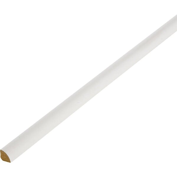 AJ TIMBER - Un quart de rond revêtu - Blanc -  L2,40m 14x14mm - large