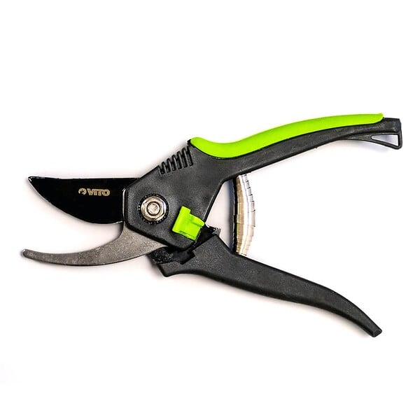 VITO - Sécateur de Jardin manuel 20 cm  Ciseaux Jardinage Lame Acier Carbone VITO - large