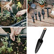 FISKARS - Transplantoir de jardin Solid - Plastique recyclé 65% - Résistant UV - vignette