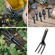 FISKARS - Fourche a fleurs petit outil sol Solid 65% recycle - vignette
