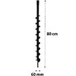 GT MARKET - Mèche de tarière Ø 60 mm avec adaptateur pour perceuse et perforateur SDS-plus - vignette