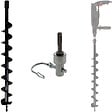 GT MARKET - Mèche de tarière Ø 80 mm avec adaptateur pour perceuse et perforateur SDS-plus - vignette