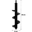 GT MARKET - Forêt tarière Ø 8 cm pour perceuse et visseuse - Longueur 30 cm - vignette