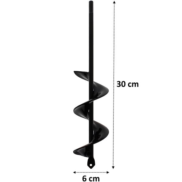 GT MARKET - Forêt tarière Ø 6 cm pour perceuse et visseuse - Longueur 30 cm - large