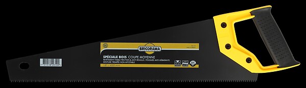 BRICORAMA - Scie égoïne spéciale bois grosse coupe 450 mm - large
