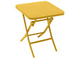 HESPERIDE - Table d'appoint carrée pliante Greensboro Moutarde - 40 x 40 cm - Hespéride - vignette