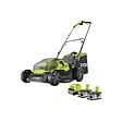 RYOBI - Tondeuse poussée RYOBI 18V One+ - 2 Batteries 4.0Ah - Chargeur - RY18LM37A-240 - vignette