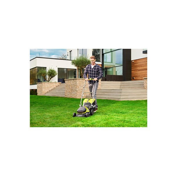 RYOBI - Tondeuse poussée RYOBI 18V One+ - 2 Batteries 4.0Ah - Chargeur - RY18LM37A-240 - large