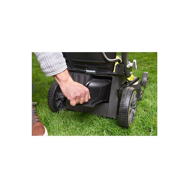 RYOBI - Tondeuse poussée RYOBI 18V One+ - 2 Batteries 4.0Ah - Chargeur - RY18LM37A-240 - large