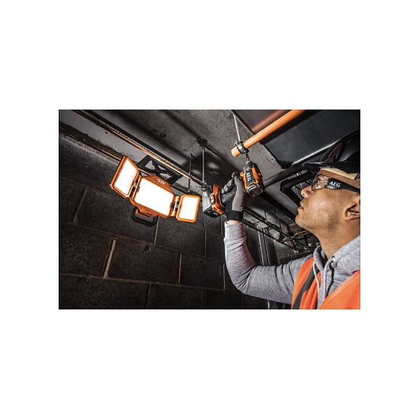 AEG - Triple panneaux lumineux LED AEG 18V - 3500 lumens - Sans batterie ni chargeur - BLP18-0 - large