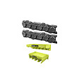 RYOBI - Pack RYOBI Système LINK 2 rails muraux - Étagère polyvalente - Tablette polyvalente - vignette