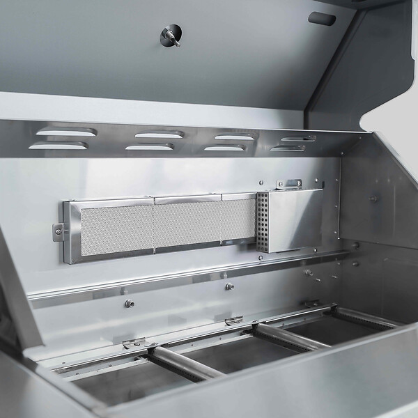 OVIALA - Cuisine d'extérieur 3 modules avec barbecue - large