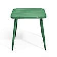 OVIALA - Table de jardin carrée en aluminium vert olive - Bristol - vignette