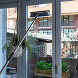 STARWAX - Manche télescopique acier inoxydable Clic Système 160 cm - vignette