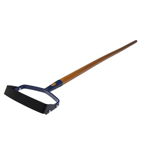 JAD - Grattoir à herbe  16cm avec manche en bois - large