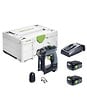 FESTOOL - Perceuse-Visseuse FESTOOL CXS12 2,5-Plus (2 x 2,5 Ah BP TCL 6 SYS3 M 187) - vignette