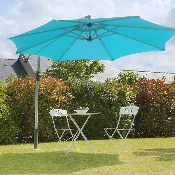 GARD&ROCK - Pied parasol déporté Gard&Rock - Gris - H.33xL.33xP.33cm - large