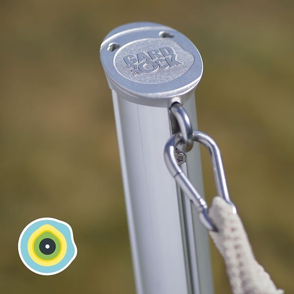 GARD&ROCK - Poteau hamac aluminium Gard&Rock - H.120xL.10xP.10cm - large