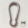 GARD&ROCK - Mousqueton Inox Ø8 pour voiles d'ombrage et hamacs - vignette