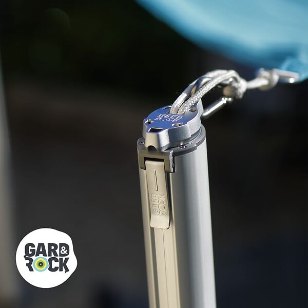 GARD&ROCK - Mousqueton Inox Ø8 pour voiles d'ombrage et hamacs - large