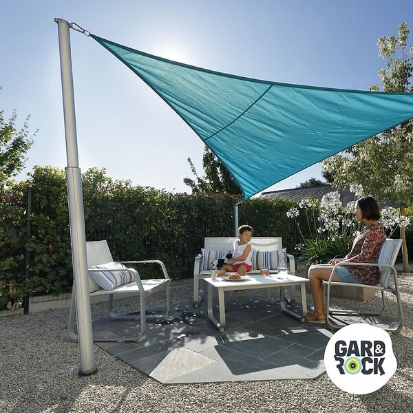 GARD&ROCK - Mousqueton Inox Ø8 pour voiles d'ombrage et hamacs - large