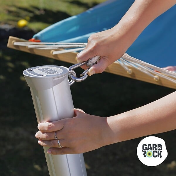 GARD&ROCK - Mousqueton Inox Ø8 pour voiles d'ombrage et hamacs - large