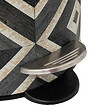 5 FIVE SIMPLY SMART - Poubelle en métal et bambou 3 L déco Canvas Noir et Beige - vignette