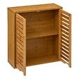 5 FIVE SIMPLY SMART - Meuble de rangement à suspendre en Bambou H 59 cm - vignette
