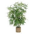 ATMOSPHERA - Plante artificielle Bambou dans un Pot en fibres naturelles D 45 x H 100 cm - vignette