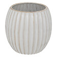 ATMOSPHERA - Pot en Céramique émaillée Beige D 19 x H 18 cm - vignette