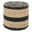 ATMOSPHERA - Lot de 2 Cache-pots en fibre naturelle D 16 et D 14 cm - vignette