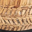 ATMOSPHERA - Cache-Pot sur pied en fibre naturelle D 25 x H 31,3 cm - vignette