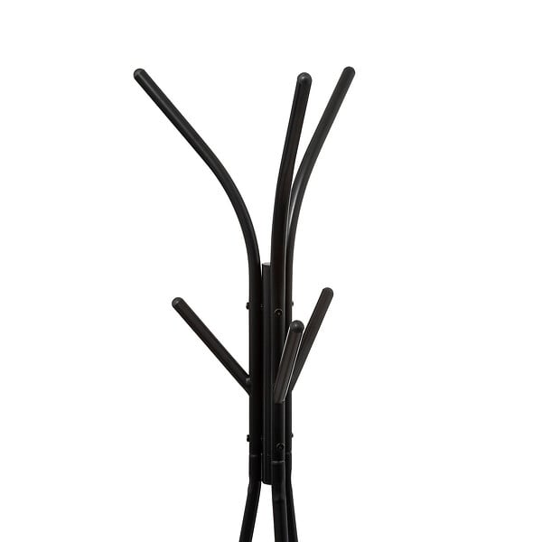 5 FIVE SIMPLY SMART - Porte-manteaux 6 Patères avec étagères en métal et bois  H 175 cm - large