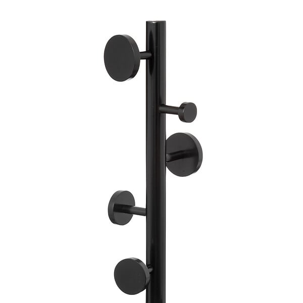 5 FIVE SIMPLY SMART - Porte-manteaux 8 Patères en bois Noir H 176 cm - large