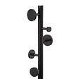 5 FIVE SIMPLY SMART - Porte-manteaux 8 Patères en bois Noir H 176 cm - vignette