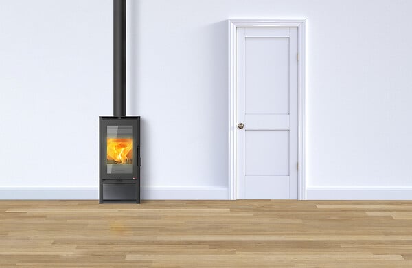 REDPOD - Poêle à bois TEJO 6,7kW - Acier - Noir - large