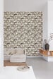 GRANDECO - Papier peint intissé Arcadia Canopy - Beige - L.1005xl.53cm - vignette